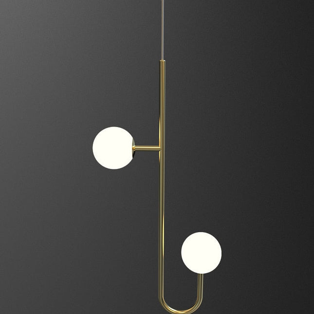 ChandelierDecor - Hooked Staircase Chandelier: Elegant Lighting Fixture