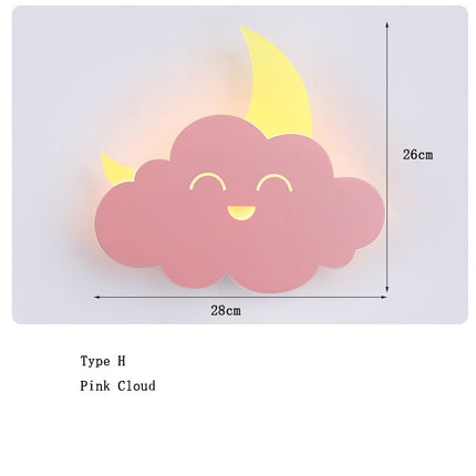 ChandelierDecor - Hot Air Balloon Cloud Wall Light | Kids Room Hot Air Balloon Cloud Wall Light