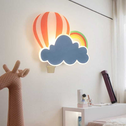ChandelierDecor - Hot Air Balloon Cloud Wall Light | Kids Room Hot Air Balloon Cloud Wall Light