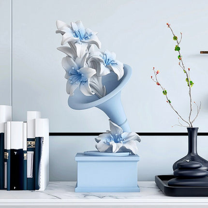 ChandelierDecor - Interior Home Decoration Flower Statue Ornament