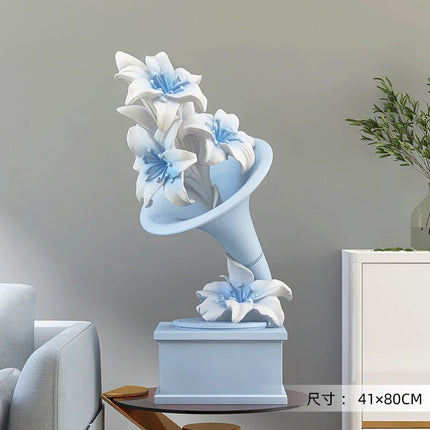 ChandelierDecor - Interior Home Decoration Flower Statue Ornament