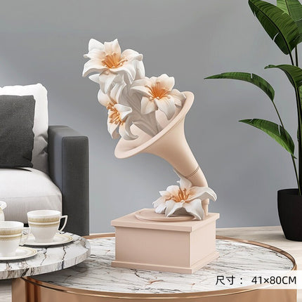 ChandelierDecor - Interior Home Decoration Flower Statue Ornament