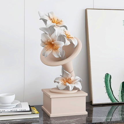 ChandelierDecor - Interior Home Decoration Flower Statue Ornament