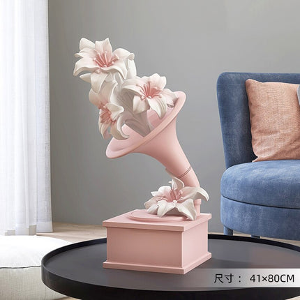 ChandelierDecor - Interior Home Decoration Flower Statue Ornament