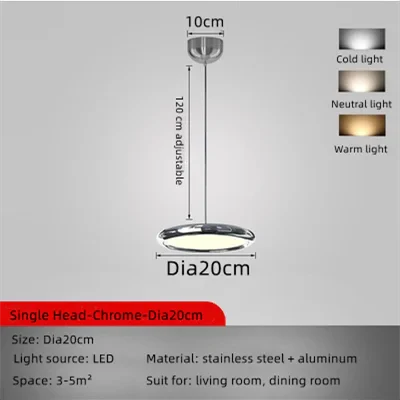 ChandelierDecor - Italian Round Pendant Lighting for Kitchen Island