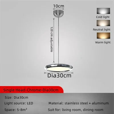 ChandelierDecor - Italian Round Pendant Lighting for Kitchen Island