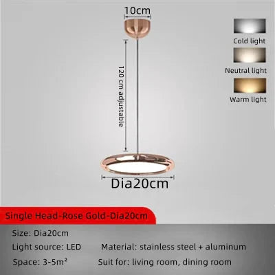 ChandelierDecor - Italian Round Pendant Lighting for Kitchen Island