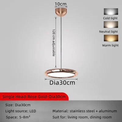 ChandelierDecor - Italian Round Pendant Lighting for Kitchen Island