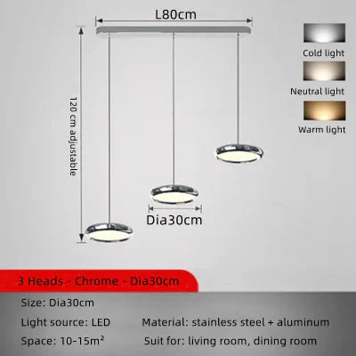 ChandelierDecor - Italian Round Pendant Lighting for Kitchen Island