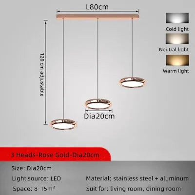 ChandelierDecor - Italian Round Pendant Lighting for Kitchen Island