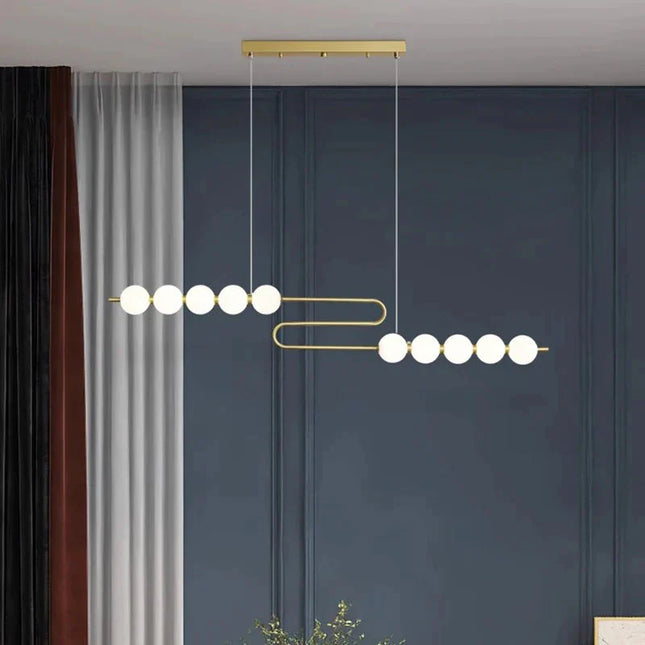 ChandelierDecor - Jewel Globes Kitchen Island Hanging Chandelier