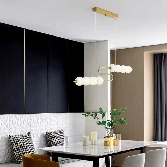 ChandelierDecor - Jewel Globes Kitchen Island Hanging Chandelier