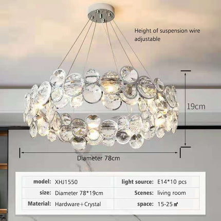 ChandelierDecor - K9 Crystal ChandelierK9 Crystal Chandelier: Dazzling Elegance for Your Space