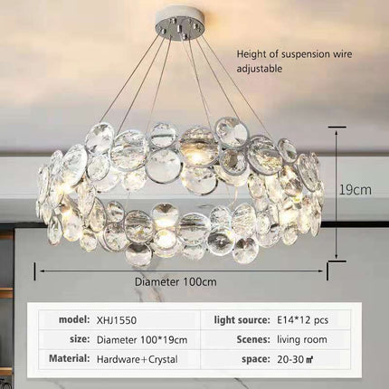 ChandelierDecor - K9 Crystal ChandelierK9 Crystal Chandelier: Dazzling Elegance for Your Space