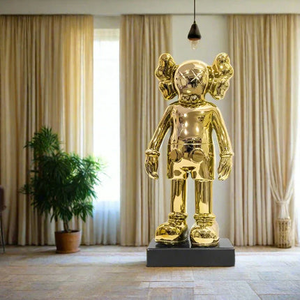 ChandelierDecor - KAWS Companion Electroplated Gold Edition