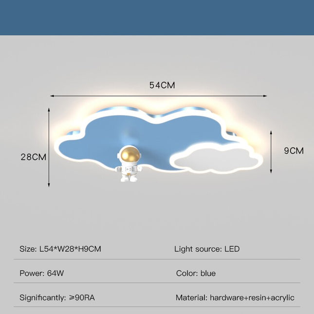 ChandelierDecor - Kids Astronaut Ceiling Light | Kids Room Decor Lights