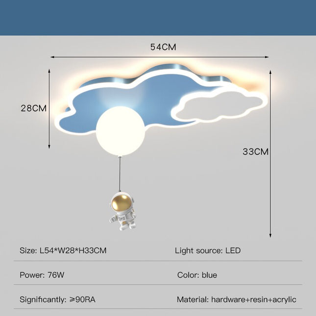 ChandelierDecor - Kids Astronaut Ceiling Light | Kids Room Decor Lights
