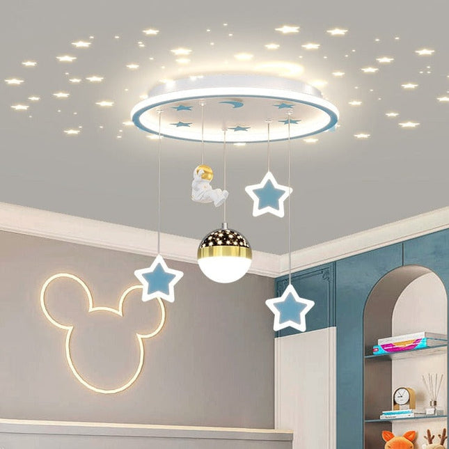 ChandelierDecor - Kids Astronaut Chandeliers Light | Kids Room Decor Lights