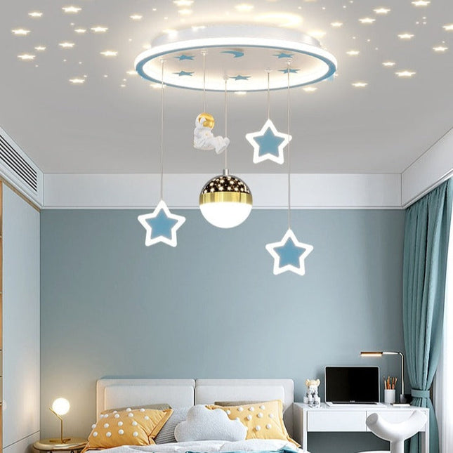 ChandelierDecor - Kids Astronaut Chandeliers Light | Kids Room Decor Lights
