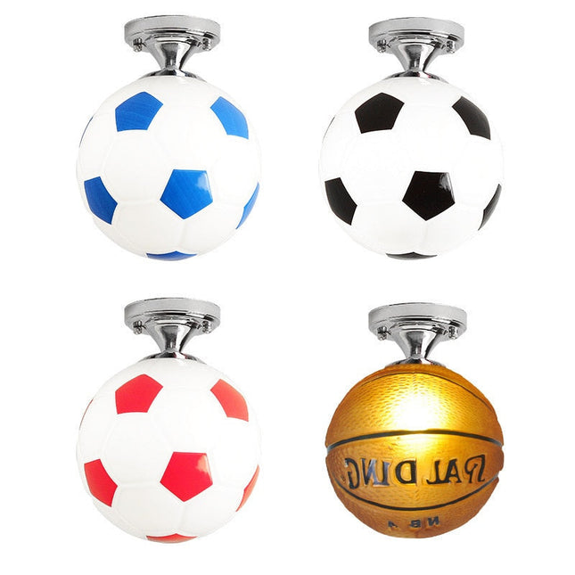 ChandelierDecor - Kids Basketball Football Ceiling Light | Kids Room Decor Lights