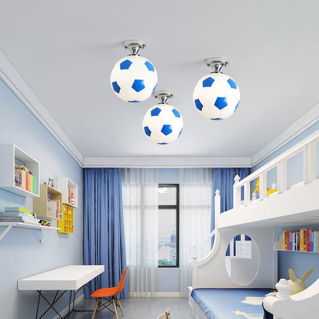 ChandelierDecor - Kids Basketball Football Ceiling Light | Kids Room Decor Lights