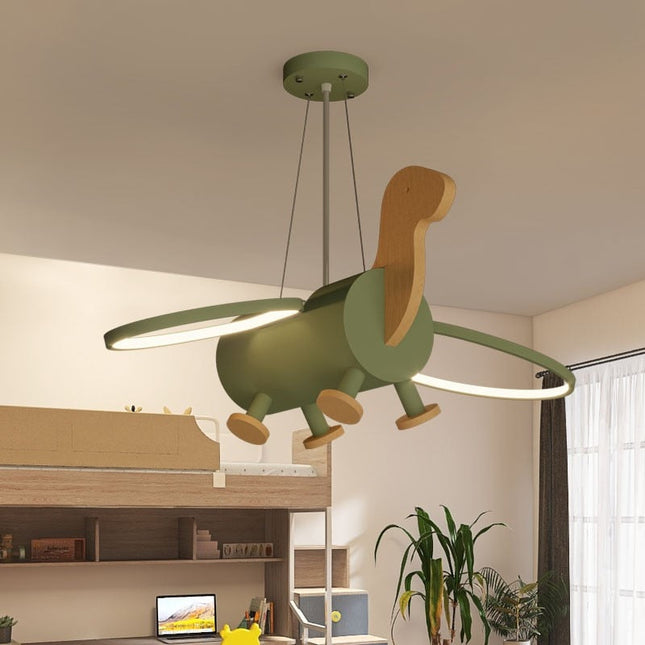 ChandelierDecor - Kids Dinosaur Ceiling Light - Fun Room Decor for Children