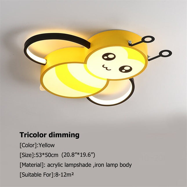 ChandelierDecor - Kids Honey Bee Ceiling Light | Kids Room Decor Lights