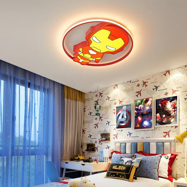 ChandelierDecor - Kids IronMan Ceiling Light | Kids Room Decor Lights