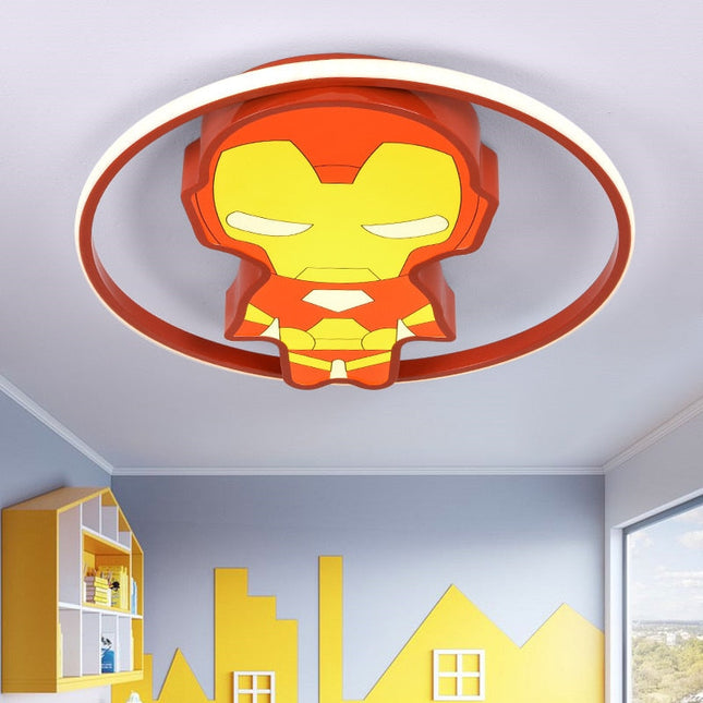 ChandelierDecor - Kids IronMan Ceiling Light | Kids Room Decor Lights