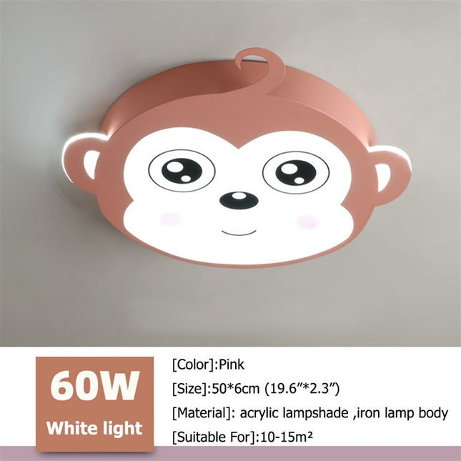 ChandelierDecor - Kids Monkey Ceiling Light | Kids Room Decor Lights