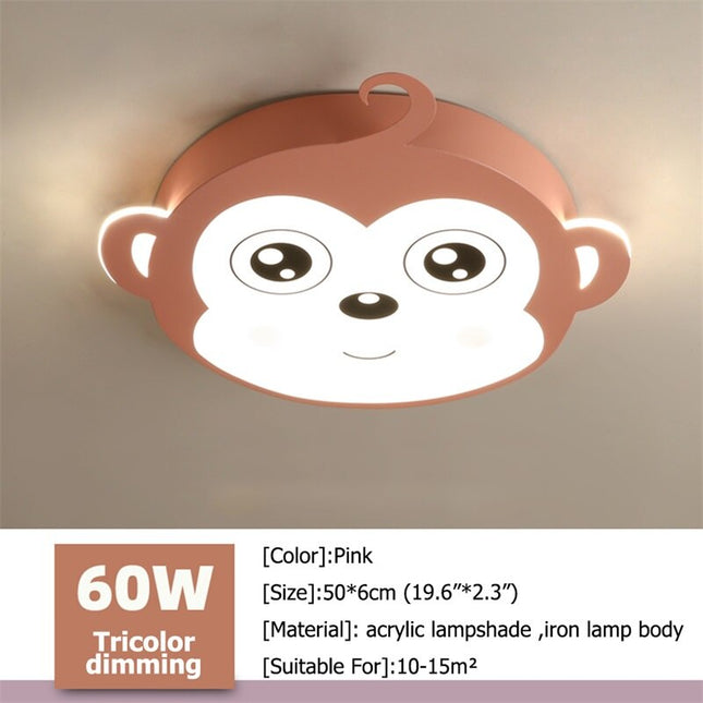 ChandelierDecor - Kids Monkey Ceiling Light | Kids Room Decor Lights
