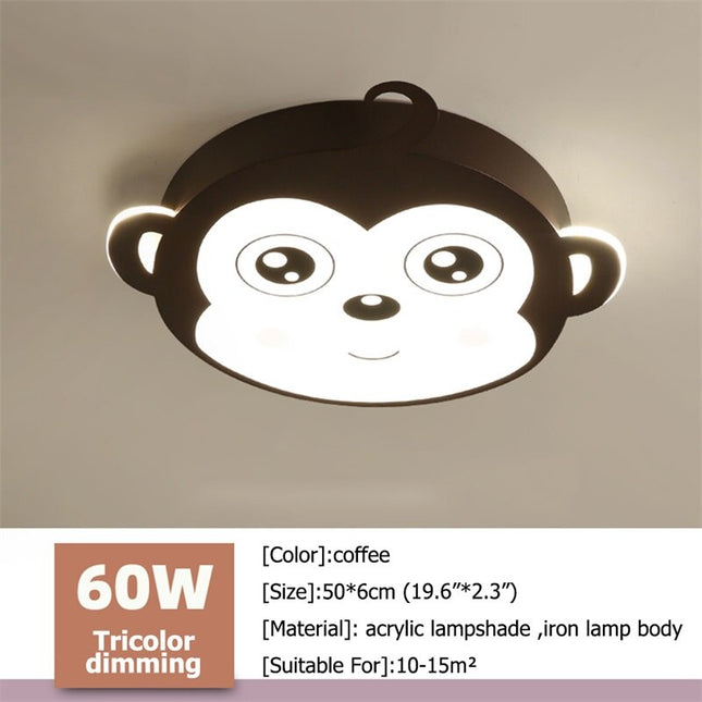 ChandelierDecor - Kids Monkey Ceiling Light | Kids Room Decor Lights