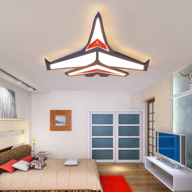 ChandelierDecor - Kids Nursery Aeroplane Light - Your Little Aviator's Room
