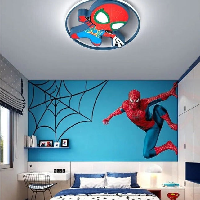 ChandelierDecor - Kids Spiderman Ceiling Light | Kids Room Decor Lights