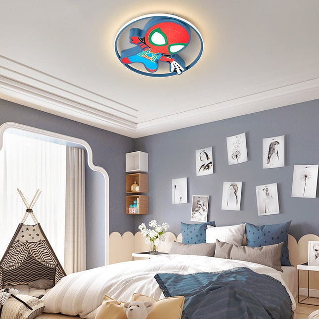 ChandelierDecor - Kids Spiderman Ceiling Light | Kids Room Decor Lights
