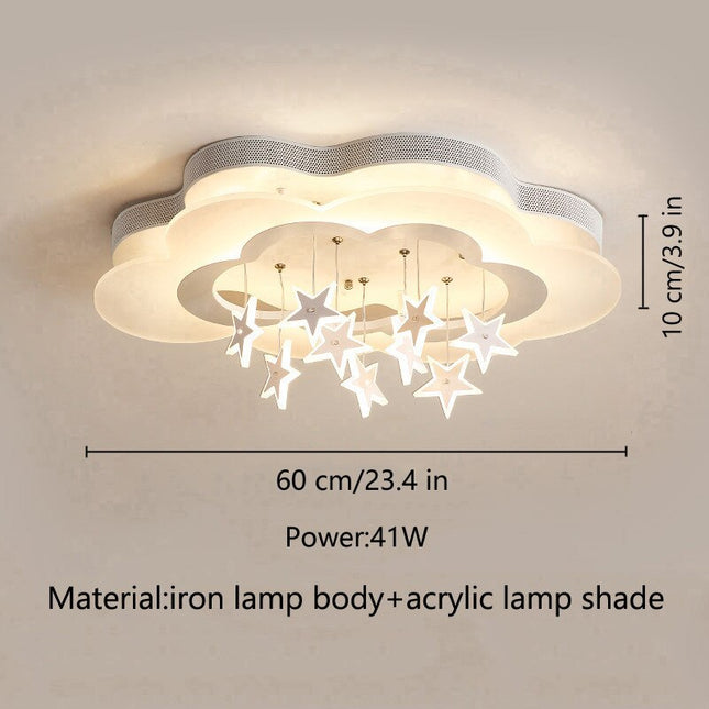 ChandelierDecor - Kids Stars Clouds Ceiling Light | Kids Room Decor Lights