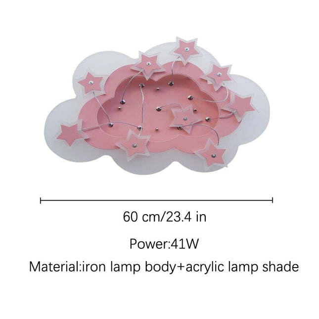 ChandelierDecor - Kids Stars Clouds Ceiling Light | Kids Room Decor Lights