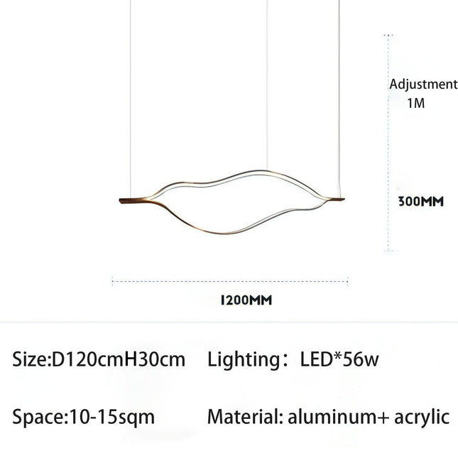 ChandelierDecor - Kiss Acrylic Chandelier: Authentic and Elegant Lighting