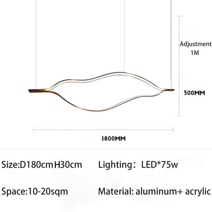 ChandelierDecor - Kiss Acrylic Chandelier: Authentic and Elegant Lighting