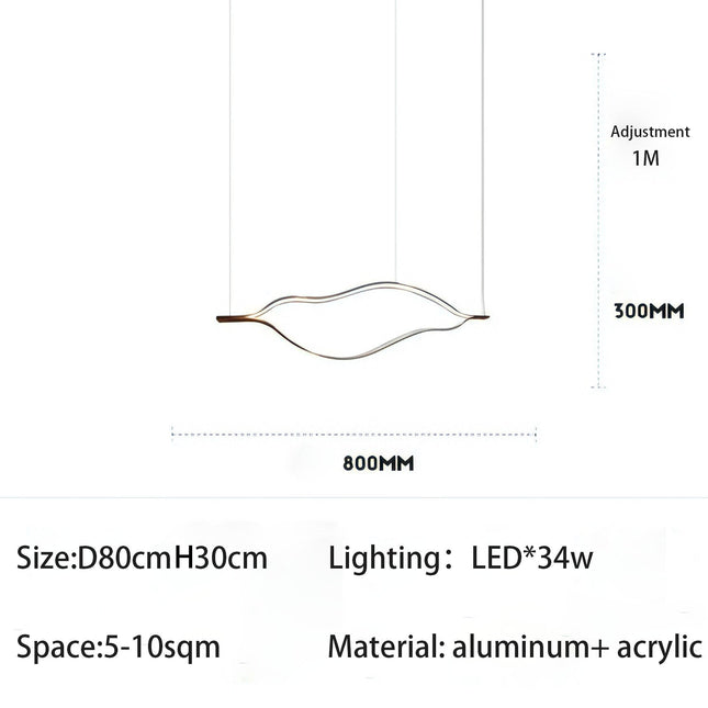 ChandelierDecor - Kiss Acrylic Chandelier: Authentic and Elegant Lighting