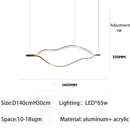 ChandelierDecor - Kiss Acrylic Chandelier: Authentic and Elegant Lighting