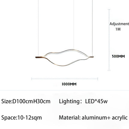 ChandelierDecor - Kiss Acrylic Chandelier: Authentic and Elegant Lighting