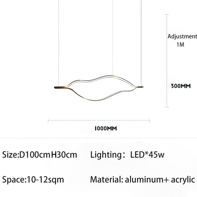 ChandelierDecor - Kiss Acrylic Chandelier: Authentic and Elegant Lighting