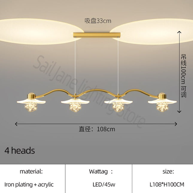 ChandelierDecor - Kitchen Island Crystal Globes Chandelier - Spark Your Space