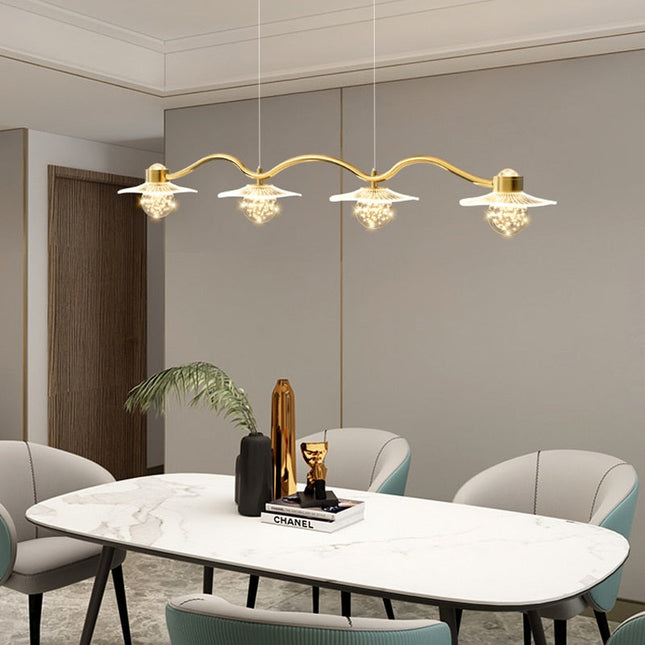 ChandelierDecor - Kitchen Island Crystal Globes Chandelier - Spark Your Space