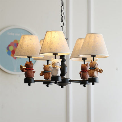 ChandelierDecor - Kitty Chandelier: Exquisite Lighting for a Playful Touch
