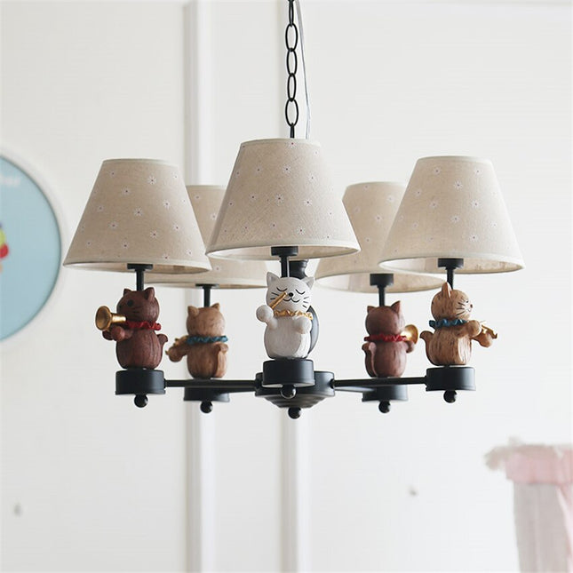 ChandelierDecor - Kitty Chandelier: Exquisite Lighting for a Playful Touch