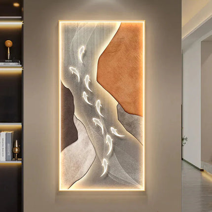 ChandelierDecor - Koi Fish Porch LED Wall Art
