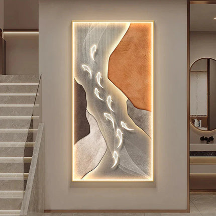 ChandelierDecor - Koi Fish Porch LED Wall Art