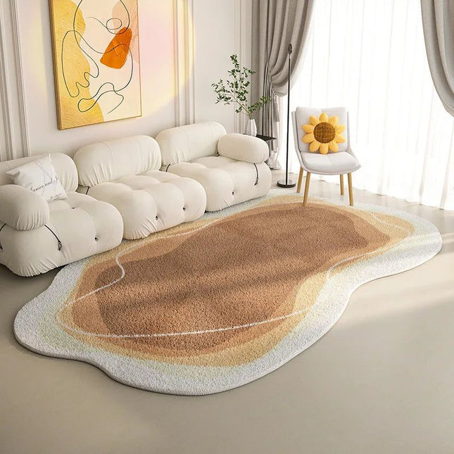 ChandelierDecor - Lamb Wool Oval Kitten Touch Carpet: Cozy Elegance